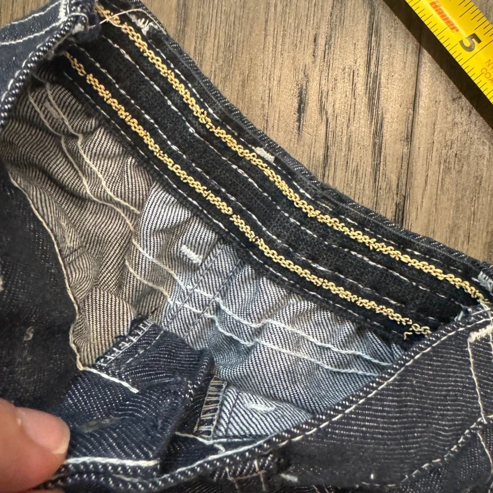 Vintage Sears Toughskins Jeans Size 4 Slim Dark Wash Denim‎ Flare Leg Kids